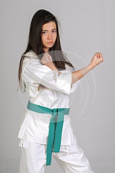 Martial arts girl