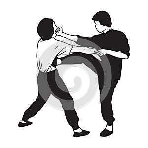 Martial arts illustration