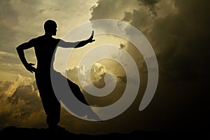 Martial Arts Meditation Background