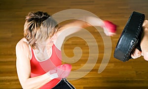 Martial Arts Sparring Punch photo
