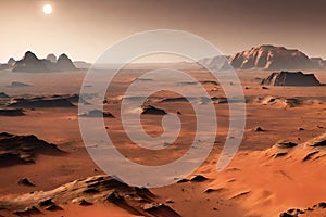 The Martian Landscape. Robotic exploration missions.
