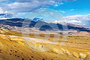 `Martian` landscapes. Chui steppe, Kyzyl-Chin valley