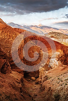 `Martian` landscapes. Chui steppe, Kyzyl-Chin valley