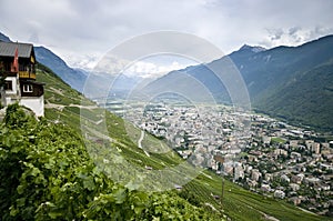 Martigny in the Rhone valley