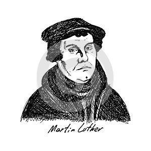 Martin Luther 1483-1546 was a German professor of theology, composer, priest, monk, and a seminal figure in the Protestant