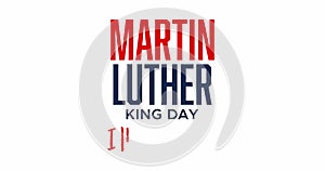 Martin Luther King Day Animated Text, I Have a Dream Handwritten Lettering isolated