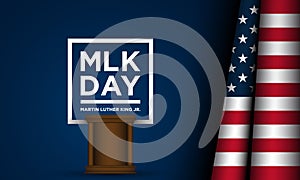 Martin Luther King Jr. Day Background Design