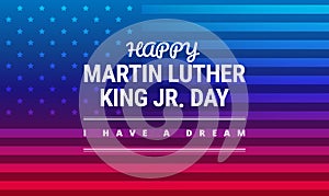 Martin Luther King Jr Day greeting card - I have a dream