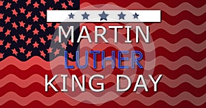 Martin Luther King Jr Day Memorial Day celebration poster background.