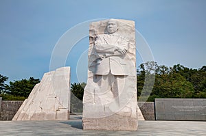 Martin Luther King, Jr memorial monument in Washington, DC