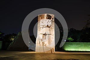 Martin Luther King, Jr memorial monument in Washington, DC