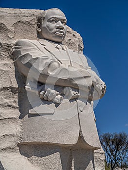 Martin Luther King Junior Memorial in Washington D.C., USA