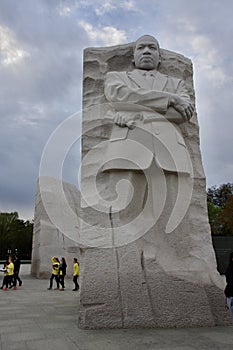 The Martin Luther King Memorial. Washington, DC, USA. April 16, 2015.