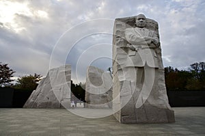 The Martin Luther King Memorial. Washington, DC, USA. April 16, 2015.
