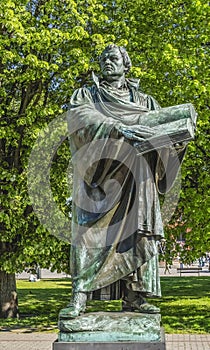 Martin Luther Statue Rathaus Outside St Mary's Church Berlin Germany