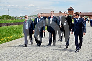 Martin Schulz in Auschwitz-Birkenau 2015