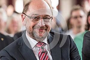 Martin Schulz at an election event in 2017.