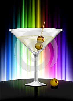 Martini on Abstract Spectrum Background