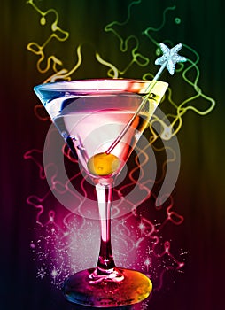 Martini cocktail