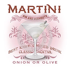 Martini Cocktail New Orleans French Quarter Bourbon Street Louisiana
