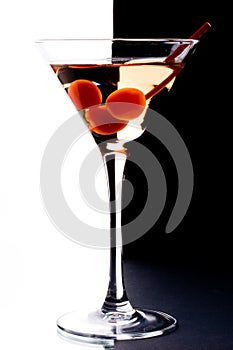 Martini in a glass