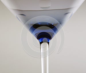 Martini glass abstract