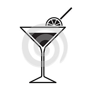 Martini glass icon