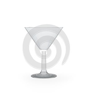 Martini Glass on white bacgrownd