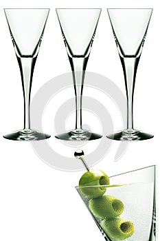 Martini glasses