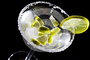 Martini with lime