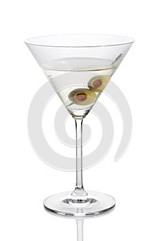 Martini with olives photo