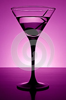 Martini in purple