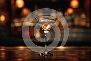 Martini shaken to perfection in a sophisticated London club