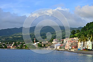 Martinique, picturesque city of Fort de France in West Indies