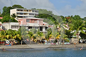 Martinique, picturesque city of Schoelcher in West Indies