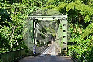 Martinique, picturesque village of Grand Riviere in West Indies