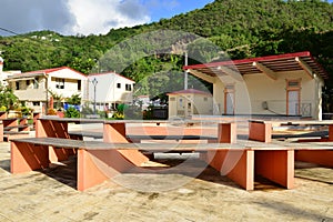 Martinique, picturesque village of Riviere Pilote in West Indie photo