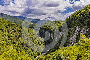 Martvili Canyon landscape Samegrelo-Zemo Svaneti Georgia Europe landmark