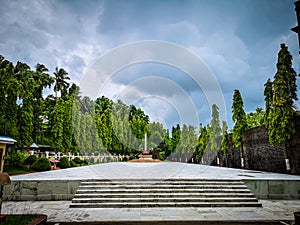 Martyr\'s Column in the Cellular Jail, Port Blair, Andaman Islands, India