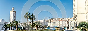 The Martyr\'s square place in Algiers city. photo