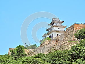 Marugame Castle in Marugame, Kagawa Prefecture, Japan.