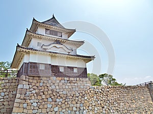 Marugame Castle in Marugame, Kagawa Prefecture, Japan.