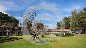 Marukhathaiyawan Palace and garden in Cha-Am