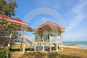 Marukhathaiyawan Palace in Phetchaburi Thailand