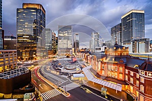 Marunouchi District Tokyo Cityscape