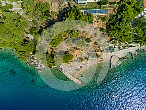 Marusici on the Makarska Riviera from above