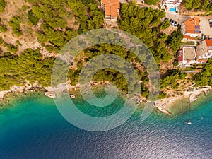 Marusici on the Makarska Riviera from above