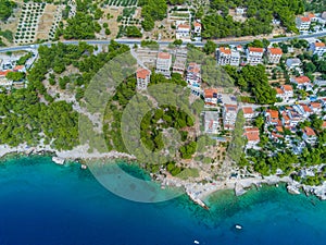 Marusici on the Makarska Riviera from above