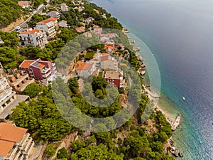 Marusici on the Makarska Riviera from above