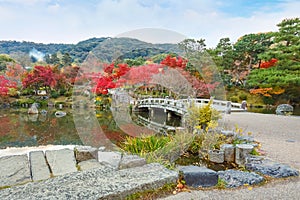 Maruyama Koen (Maruyama Park) in autumn, in Kyoto